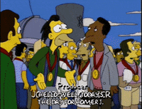 homer simpson office GIF