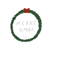 Merry Christmas Sticker by Anticlockwise
