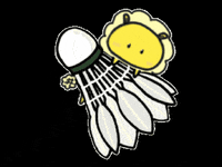 cclion34 lion badminton 羽球 獅子 GIF