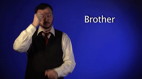 sign language brother GIF by Sign with Robert