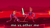 fight vs GIF by Cartoon Hangover