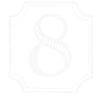 Typography Number Sticker