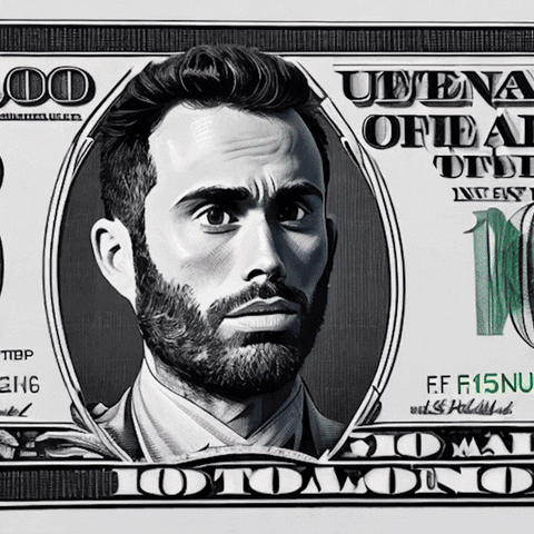Dollar Bill Fun GIF by Arnau Blank