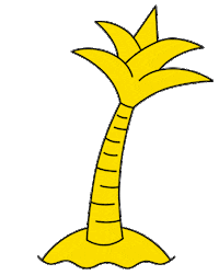Palmtree Sticker
