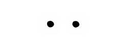Eyes Blink Sticker by Lucas Zanotto
