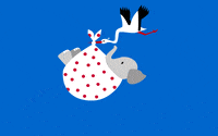 Baby Flying GIF by Knallbeige