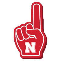 Nebraska Huskers Sticker by College Colors Day