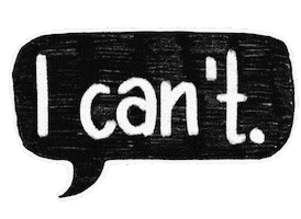 Sad Black And White Sticker