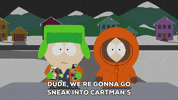 sneaking kyle broflovski GIF by South Park 
