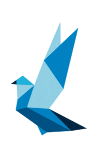portoseguroekamba bird origami aluguel portoseguro Sticker