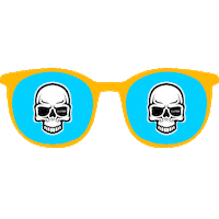 Summer Glasses Sticker by KVRA