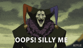 Devil May Cry Oops GIF by NETFLIX