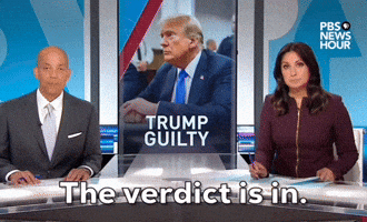 "The verdict is in." 