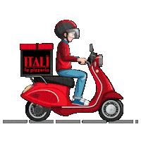 Pizza Itali Sticker by 52storeabbigliamento