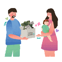 Family Love Sticker by Little Zen Baby