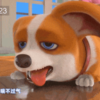 mocoaifay dance dog song corgi GIF