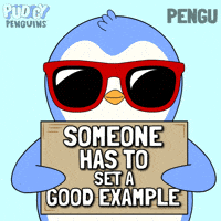 In Charge Penguin GIF by Pudgy Penguins