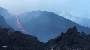 Eruption Sends Lava Spewing From Mount Etna