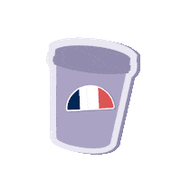 Staycation Coffeecups Sticker by Flight Fuel Coffee