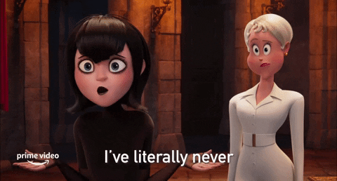 I Dont Know You GIF by Hotel Transylvania