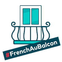 Confinement Balcon Sticker by Ma French Bank