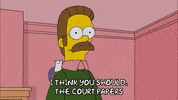 Nervous Episode 12 GIF by The Simpsons