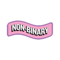 Pride Non Binary Sticker by peaceoutskincare