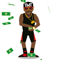 Make It Rain Dance GIF by SportsManias