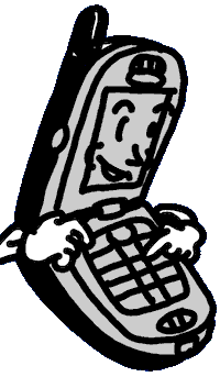 Flip Phone Sticker
