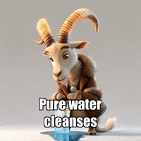 Pure Water Cleanses GIF by Radiantelope