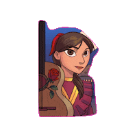 Mexico Rose Sticker by A LA BRAVA, Universe of Latina Superheroes