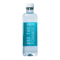Be The Change Agua Mineral Sticker by AUARA EMPRESA SOCIAL