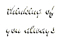 Thinking Of You Always Sticker by Alissandra