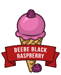 Black Raspberry Icecream Sticker by Cornell Alumni