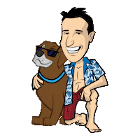 Bali Cacau Sticker by Bono Surf Dog
