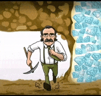 Diamond Mining GIF
