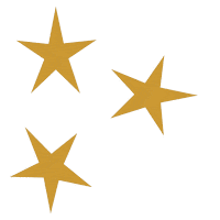 Gold Stars Sticker by Grace Prep Academy