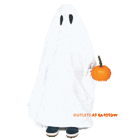Halloween Ghost Sticker by World Famous Outlets at Barstow