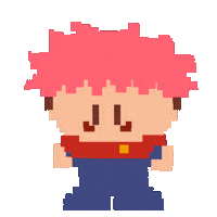 shishibabas anime jujutsu kaisen yuji itadori Sticker