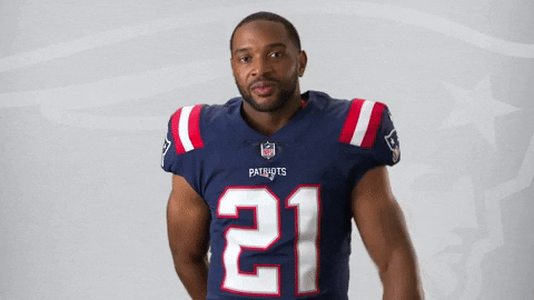 Adrian Phillips Mic Drop GIF by New England Patriots