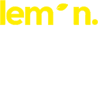 lemonprinters logo yellow barcelona branding Sticker