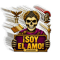 Halloween Skull Sticker
