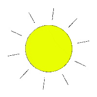 Sun Turning Sticker by Iqony