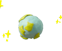 ppamelasustaita green world earth planet Sticker