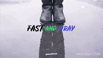 pray4sa food friends thinking walking GIF