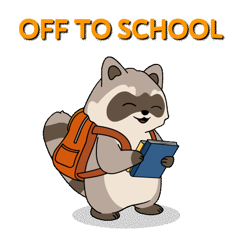 Happy Off To School Sticker by Ordinary Frends