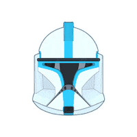 Clone Wars Helmet Sticker