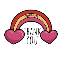 Heart Love Sticker by Origami Bikini