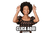 Clica Aqui Crespa Sticker by Salon Line
