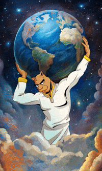 Atlas GIF by Camel Dad